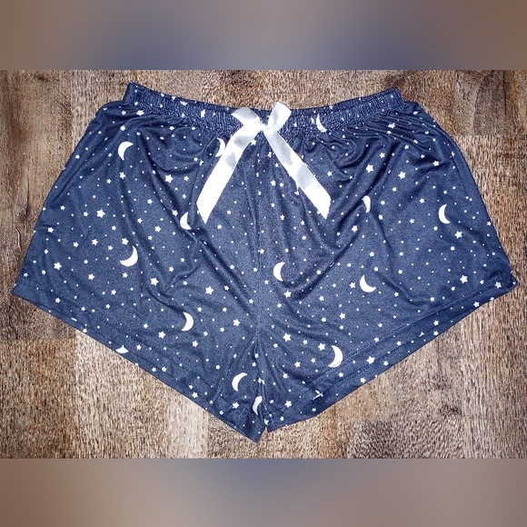 Gray and Blue Moon Pajama Set,Size XL - Picture 3 of 4